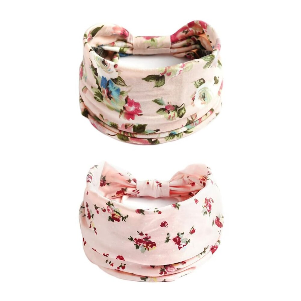 Boho Headband Fashion Wide Headband Knoted Turban Yoga Workout Head Bands Hair A